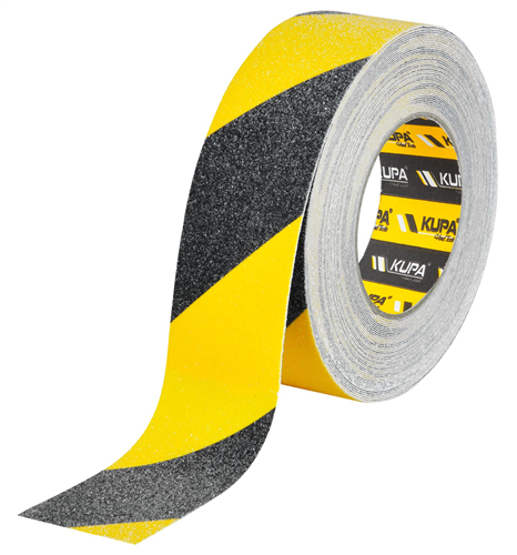 KUPA KAYDIRMAZ BANT SARI SİYAH 25X15 MT